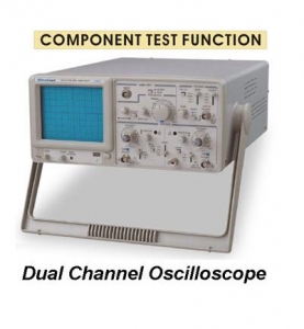 GOS-320T : Dual Channel Oscilloscope with Component Test Function